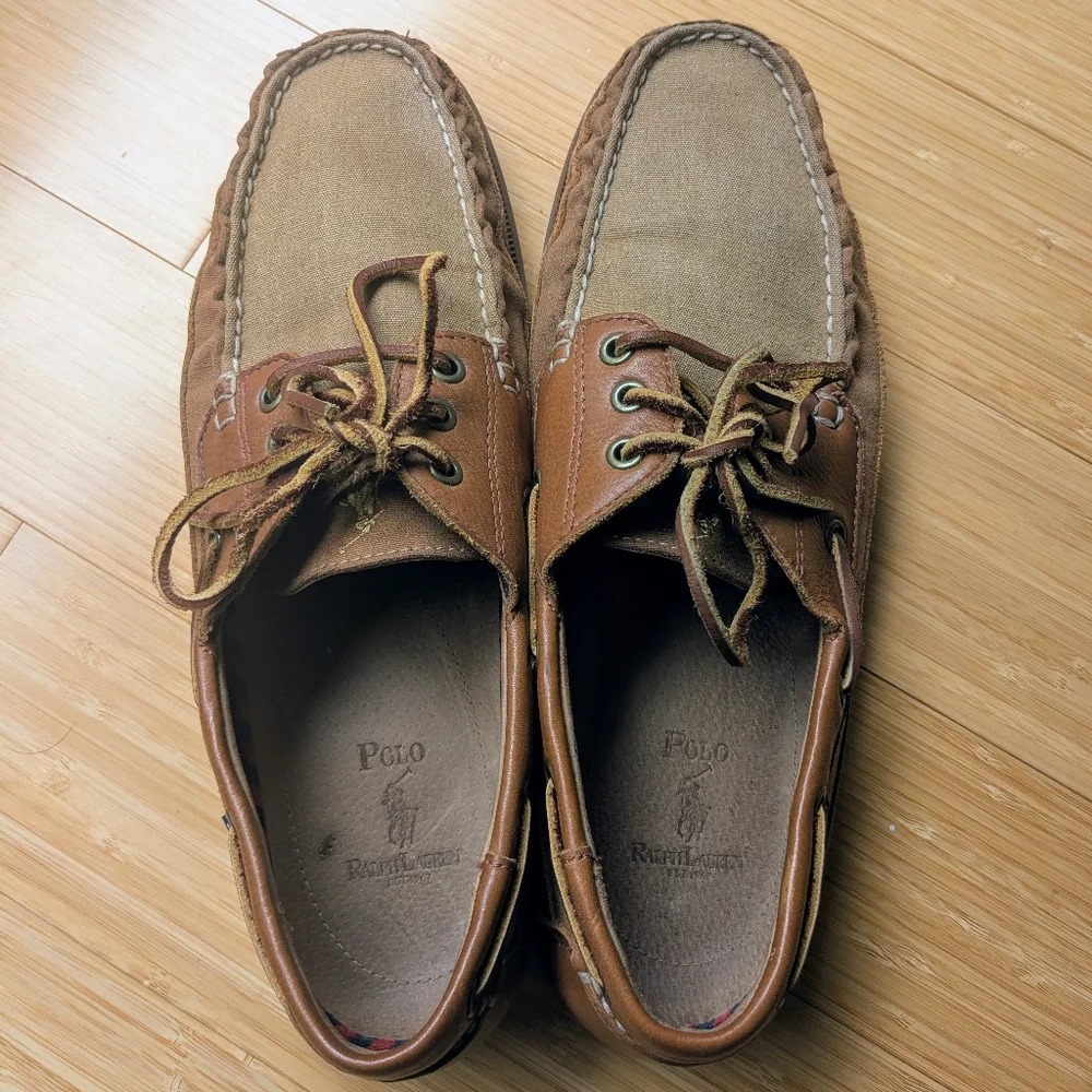 Ralph Lauren Polo Bienne Canoe Boat Shoes - 11.5 D